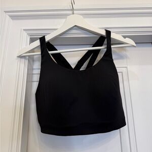 LULULEMON ENERGY BRA HIGH SUPPORT BLACK 38D